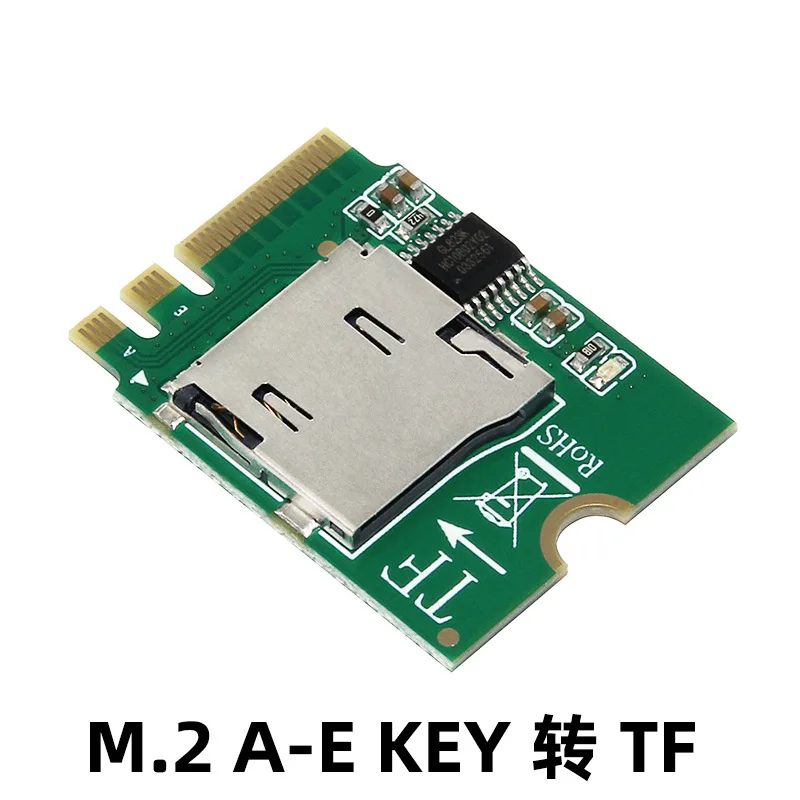JonISerl NGFF M.2 A/E Key 2230 cables tarjeta de trabajo sin red interfaz Wi-fi a Micro SD TF SDHC TF adaptador compatible con intercambiable en caliente