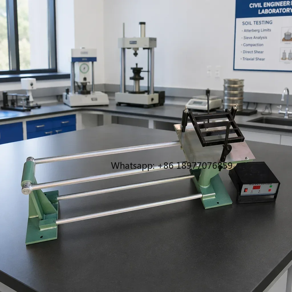 Professional ZS-15 Cement Mortar Jolting Table For Laboratory Specimen Compaction 60 Times/min High Precision Testing Apparatus