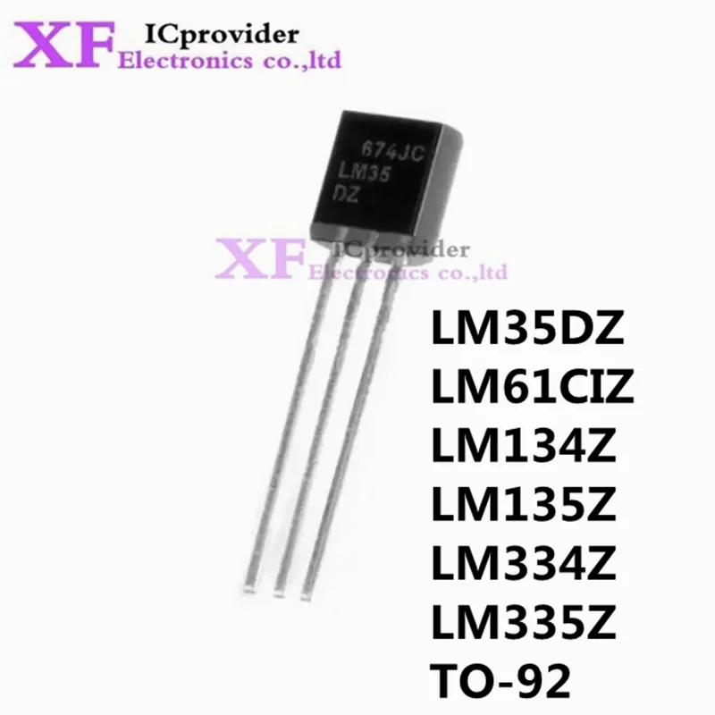 10Pcs New LM35DZ LM61CIZ LM134Z LM135Z LM334Z LM335Z