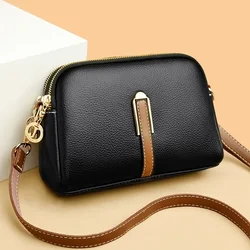 Fashion Genuine Luxury 3 LayersWomen Bags Designer HIgh Quality Soft Leather  Crossbody Bags for Women 2024 Shoulder Bag