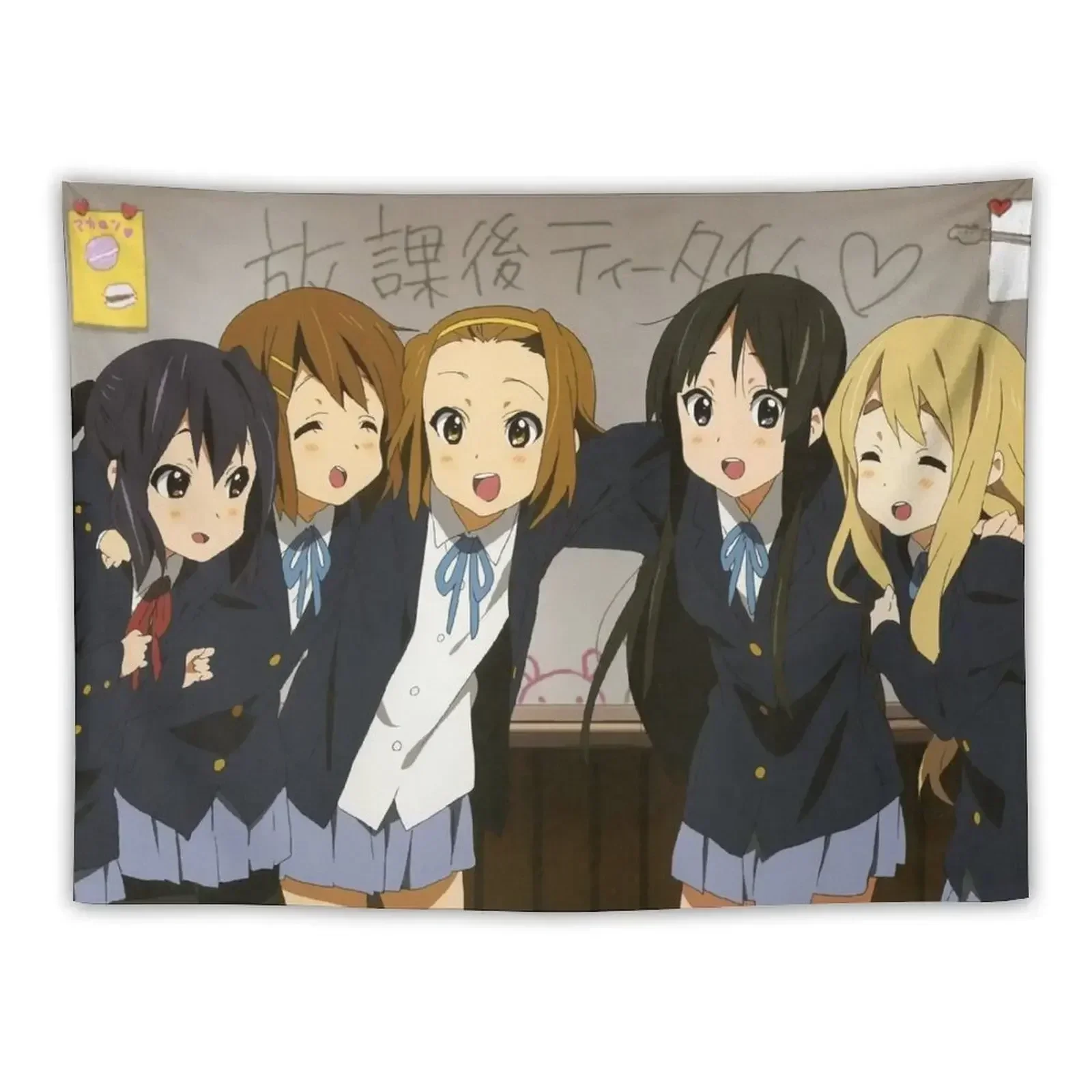 K-On! 3 Tapestry Room Decoration Accessories Room Ornaments Tapestry