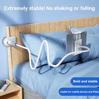 Tablet Stand for Desk Clip Rotating Lazy Flexible Gooseneck Clamp Universal Long Arm Mount for Ipad Bed Desk Mobile Phone Holder