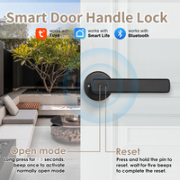Tuya Bluetooth Fingerprint Recognition Door Lock Smart Life Smart Digital Door Lock Home Security Intelligent Home System