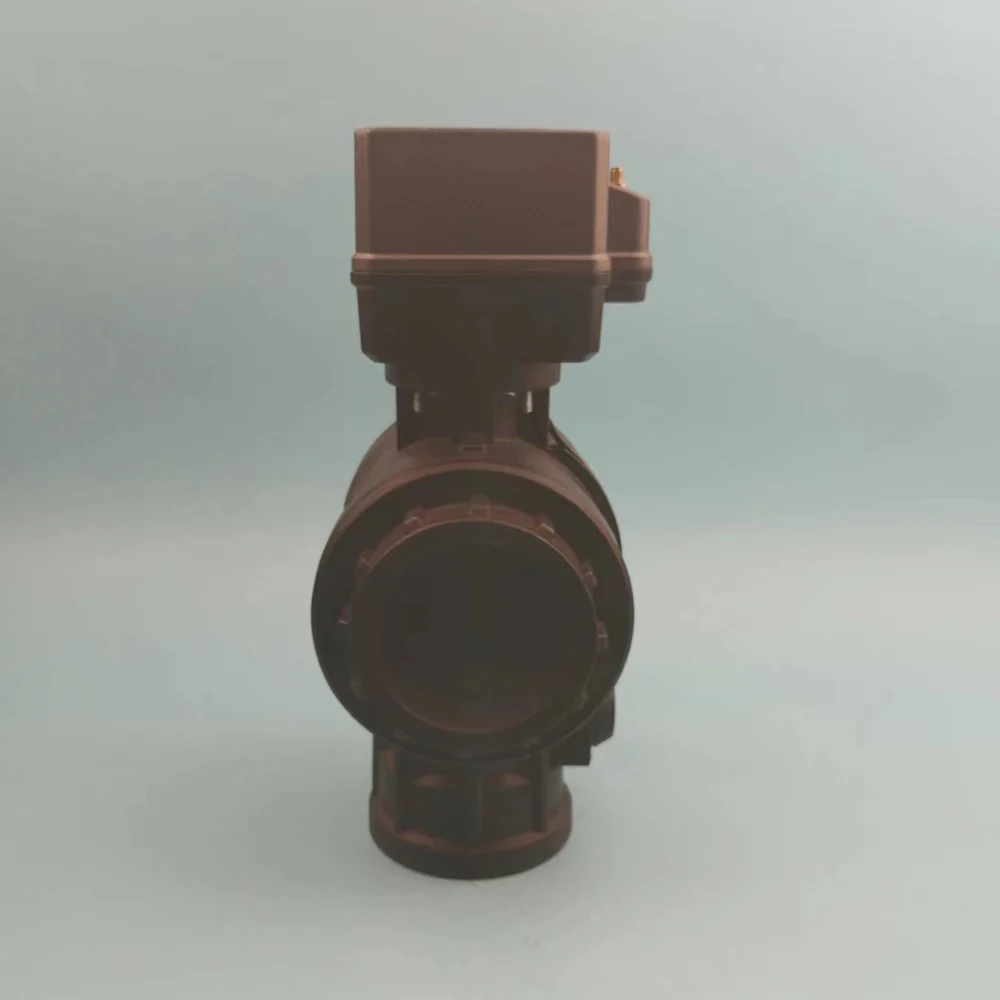 Válvula de esfera motorizada de 3 vias