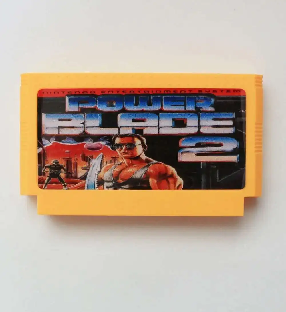 Игровая карта Power Blade 2 60-контактная для 8-битного игрового плеера Subor Игровая карта Power Blade 2 60-контактная для 8-битного игрового плеера Subor