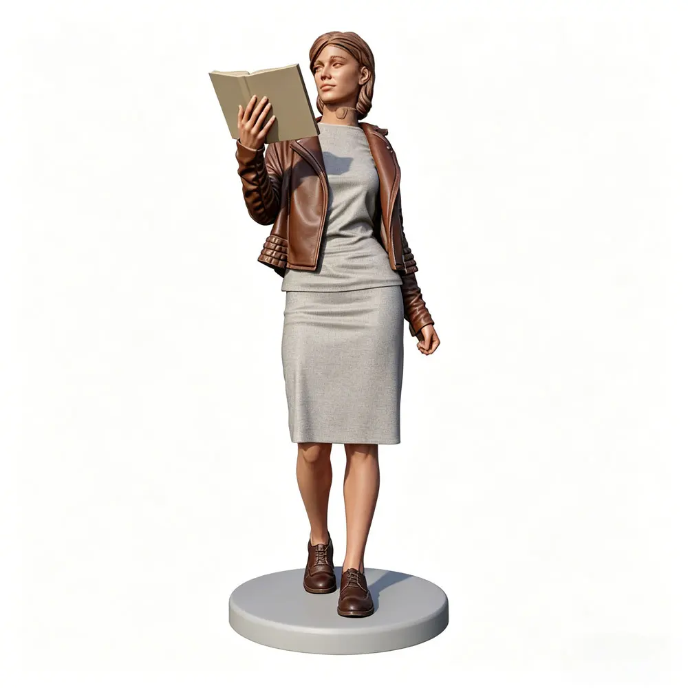 1/24/18 scale resin figurine character model, high-fidelity model action figure, not painted, perfect for gaming and collection