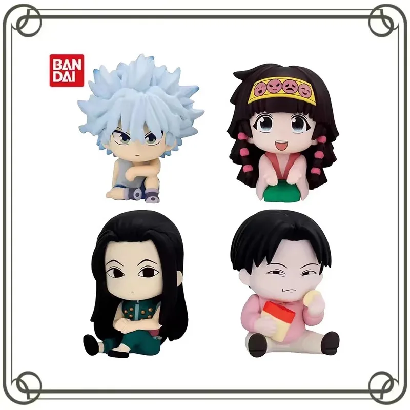 BANDAI HUNTER×HUNTER Killua Zoldyck Gashapon Collection Ornament Childhood Memories Action Figures Model Kids Toy