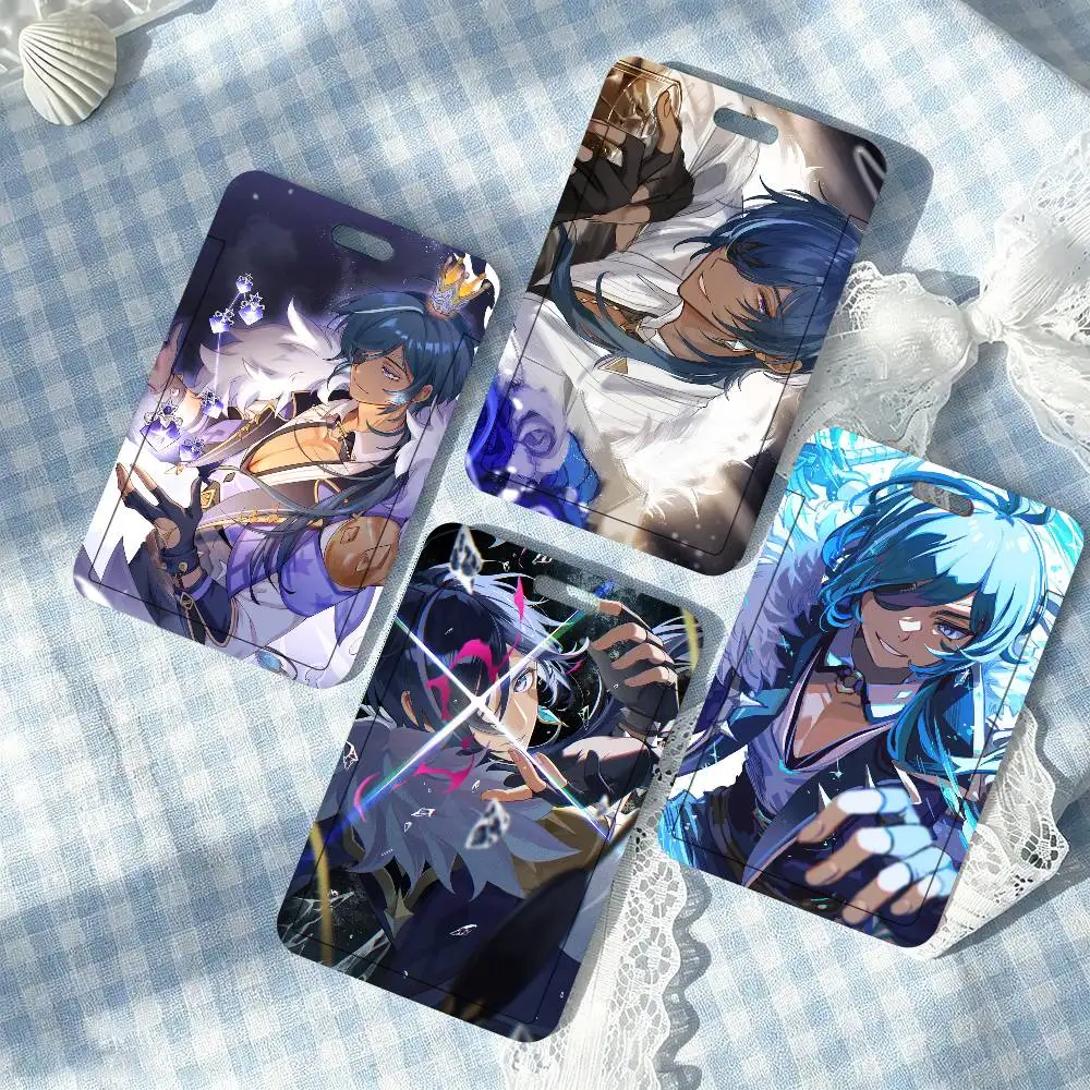 Kaeya Alberich Game Genshin Impact Lanyard Card Holders Student ID Card Holders Neckband Card Holders Access Control