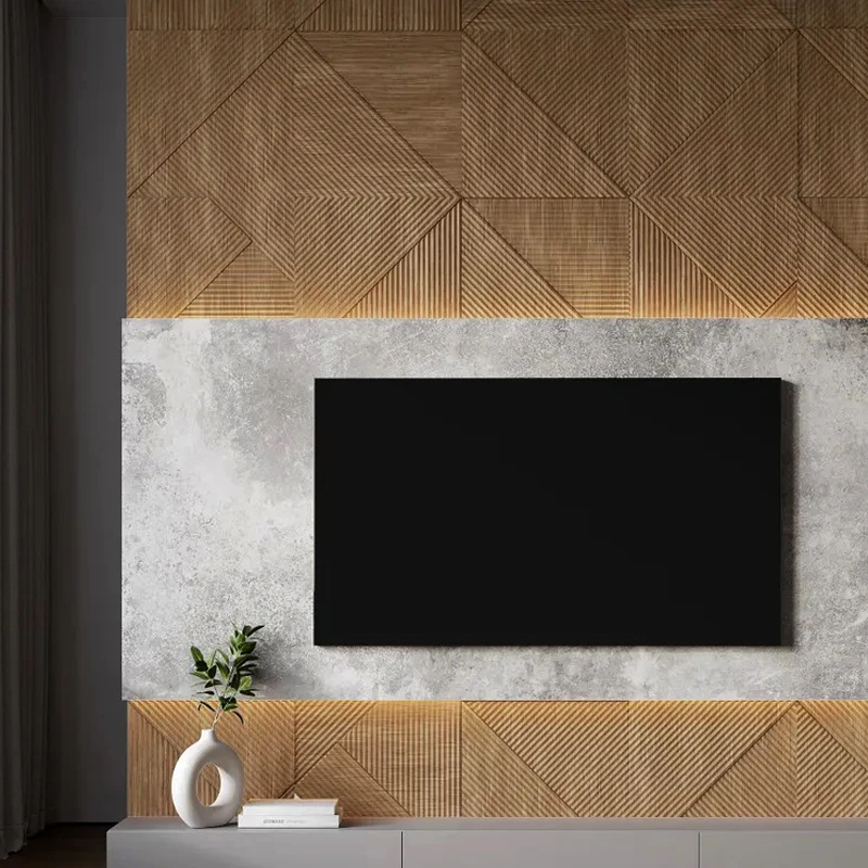 

4 шт. 3D-панели для стен под дерево 50 см, золотистые, с эффектом алмазной огранки, несамоклеящиеся, водонепроницаемые, для гостиной и ванной комнаты, обои для стен.