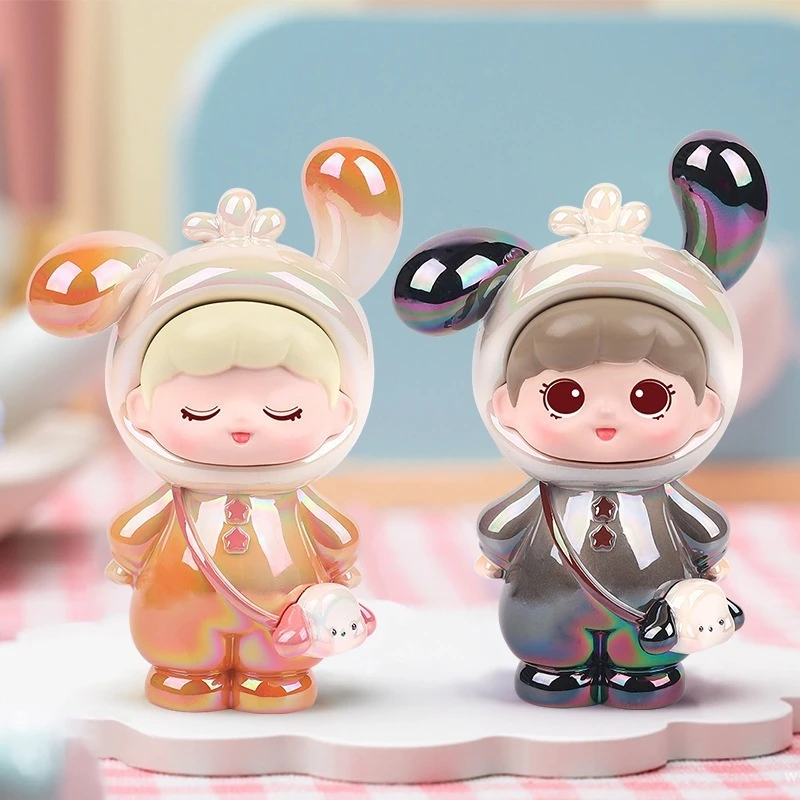Kreative süße Blind Box Figur Harz Desktop Display Geburtstagsgeschenk für Freundin beste Freundin Spielzeug und Hobbys trendige Blind Box