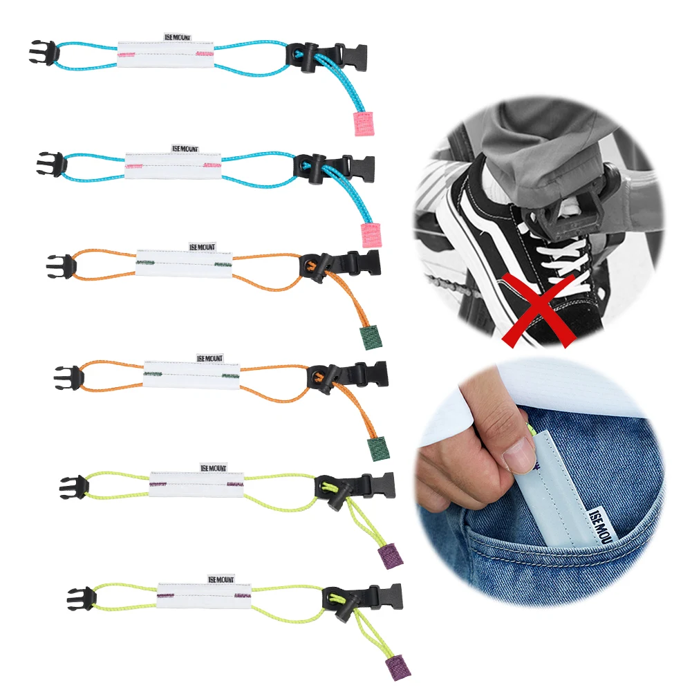 反射バイクパンツストラップ高視認性サイクリングパンツカフバンド夜間ウォーキングサイクリングランニング用のサイクリング安全バンド