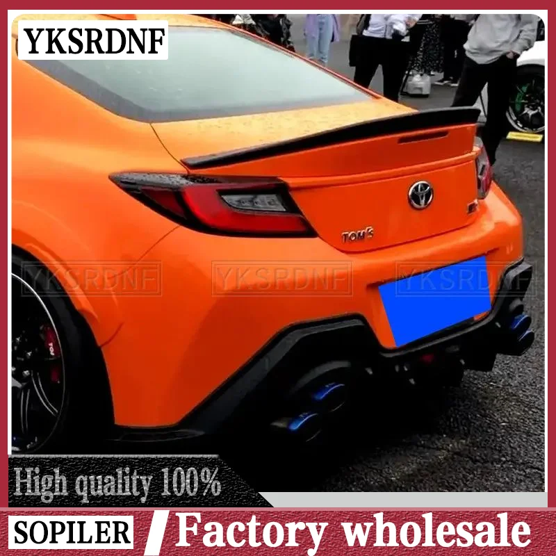 New Design 2022 To Up For TOYOTA ZA86 GR86 Subaru BRZ Spoiler Rear Trunk Wing High Quality ABS By Glossy Black Carbon Fiber