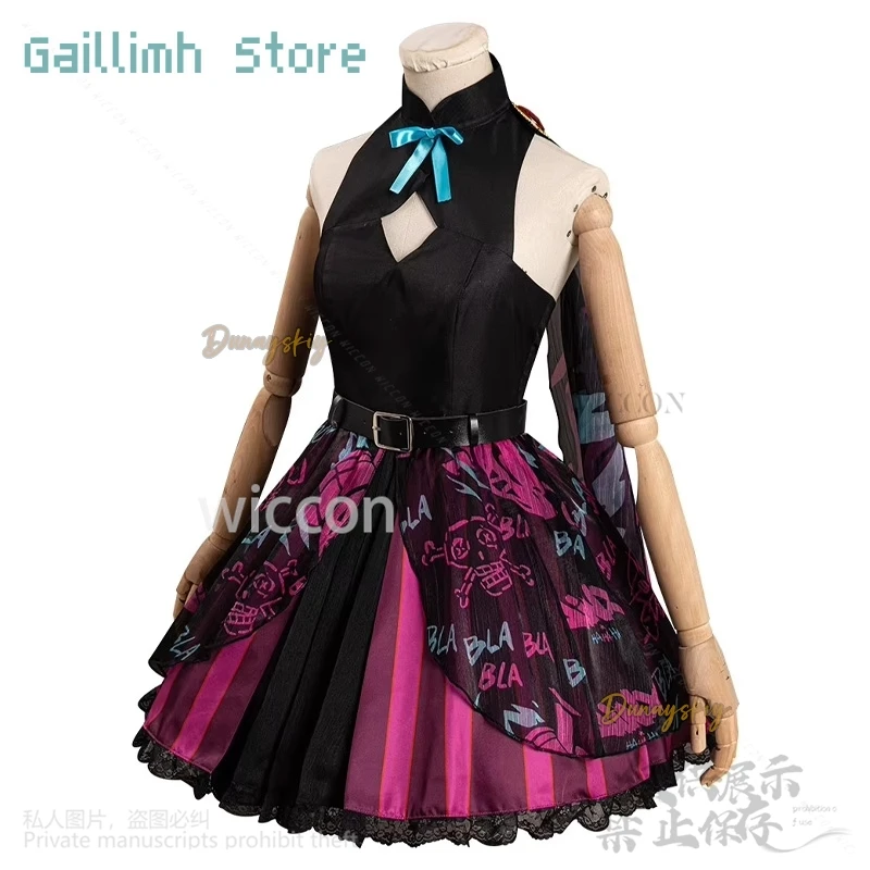 

Аниме Arcane 2, игра LoL, косплей Jinx 코스프레, платье без рукавов ведьмы, шляпа Лолиты, парик, женский сексуальный карнавальный костюм для вечеринки по индивидуальному заказу