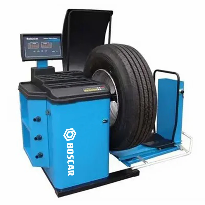 Truck Tire Balancer With Wheel Lifting Heavy Truck Tyre Balancing Machine