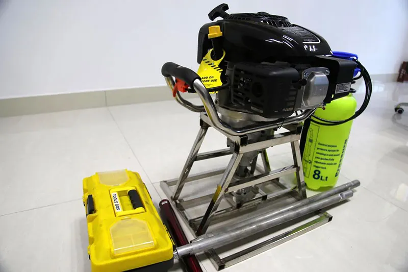 Equipamento de perfuração de exploração geológica de núcleo mineral portátil pequeno de 25m pode ser personalizado para venda