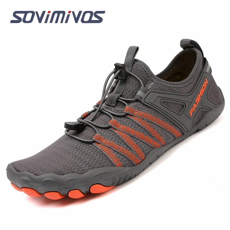 Unisex Quick Dry Water Shoes Men Women Colorful Beach Swimming Surfing Seaside Aqua Shoes Couple Barefoot Upstream Sneakers