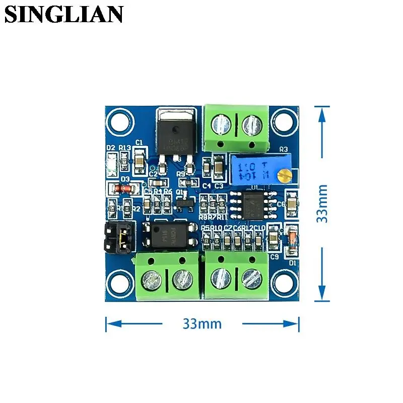 Spannung Zu PWM Converter Modul 0%-100% Zu 0-10V Für PLC MCU Digital-Analog-Signal PWM Adjustabl Converter Power Module
