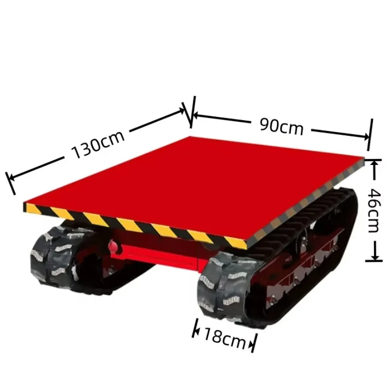 Remote-controlled Crawler Transport Vehicleused For Handling And Transporting Goods In Small - Scale Construction Sites