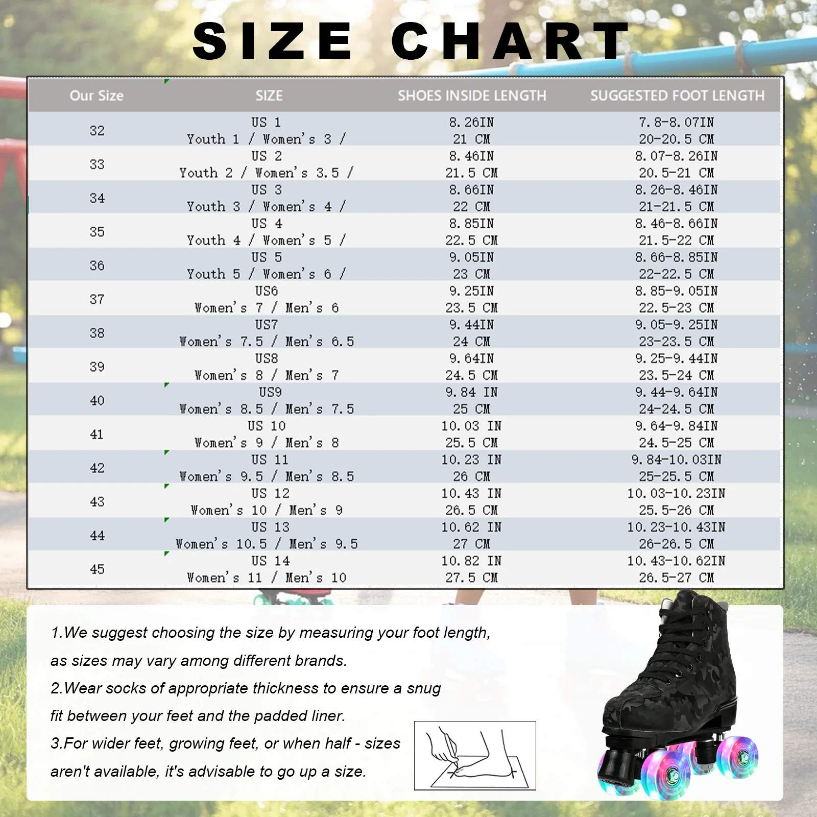 Beginner Double-Row Roller Skates Women Men Outdoor Skating 4 Wheels Skate Shoes Size 37 38 39 40 41-45 Flashing Quad Sneakers