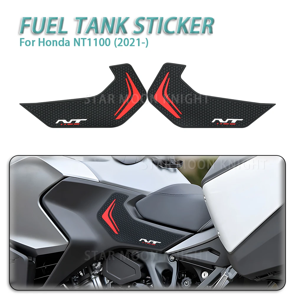 Fuel Tank Pad For Honda NT1100 NT 1100 2021- Motorcycle Accessories Rubber Anti-slip Sticker Knee Tank Side Protection Pads