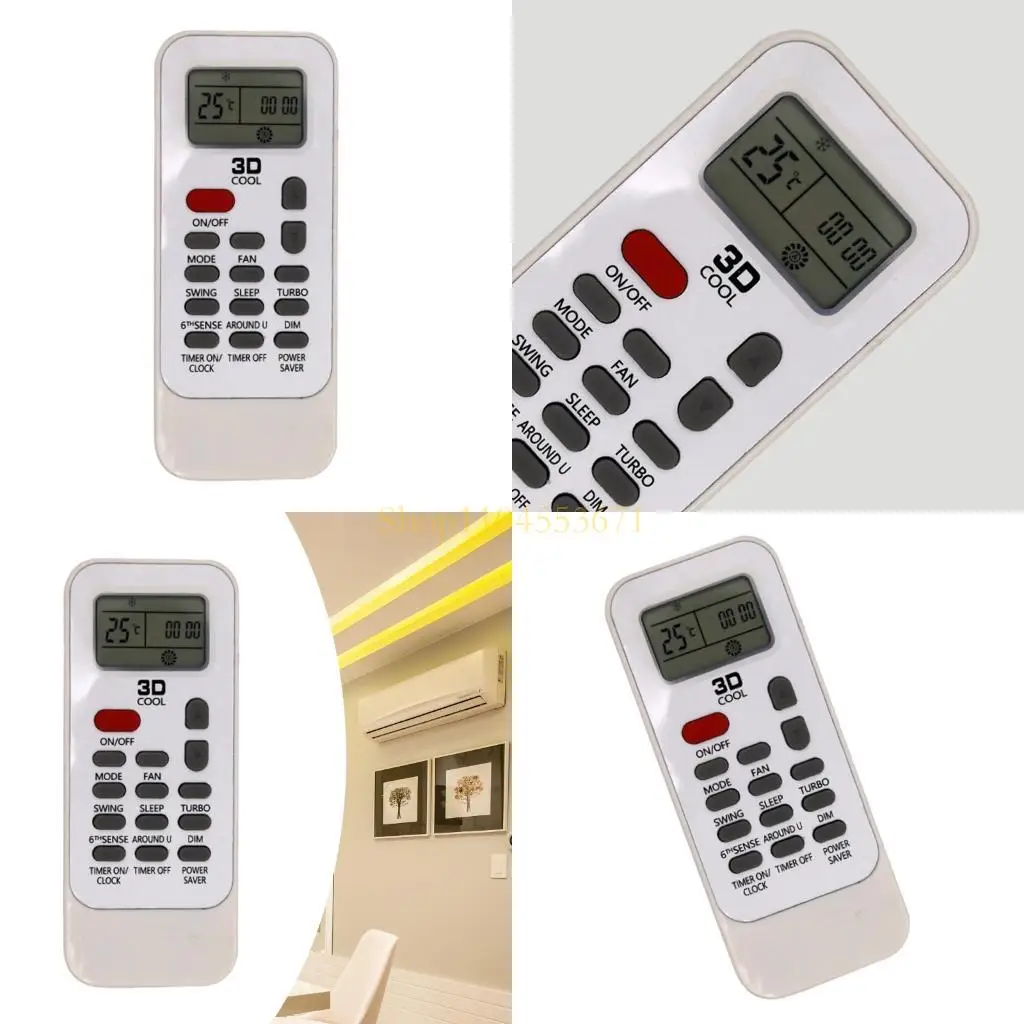 Best Seller Plastic Air Conditioner Remote Control Resistant Wear Tear Daily for DG11J1-34