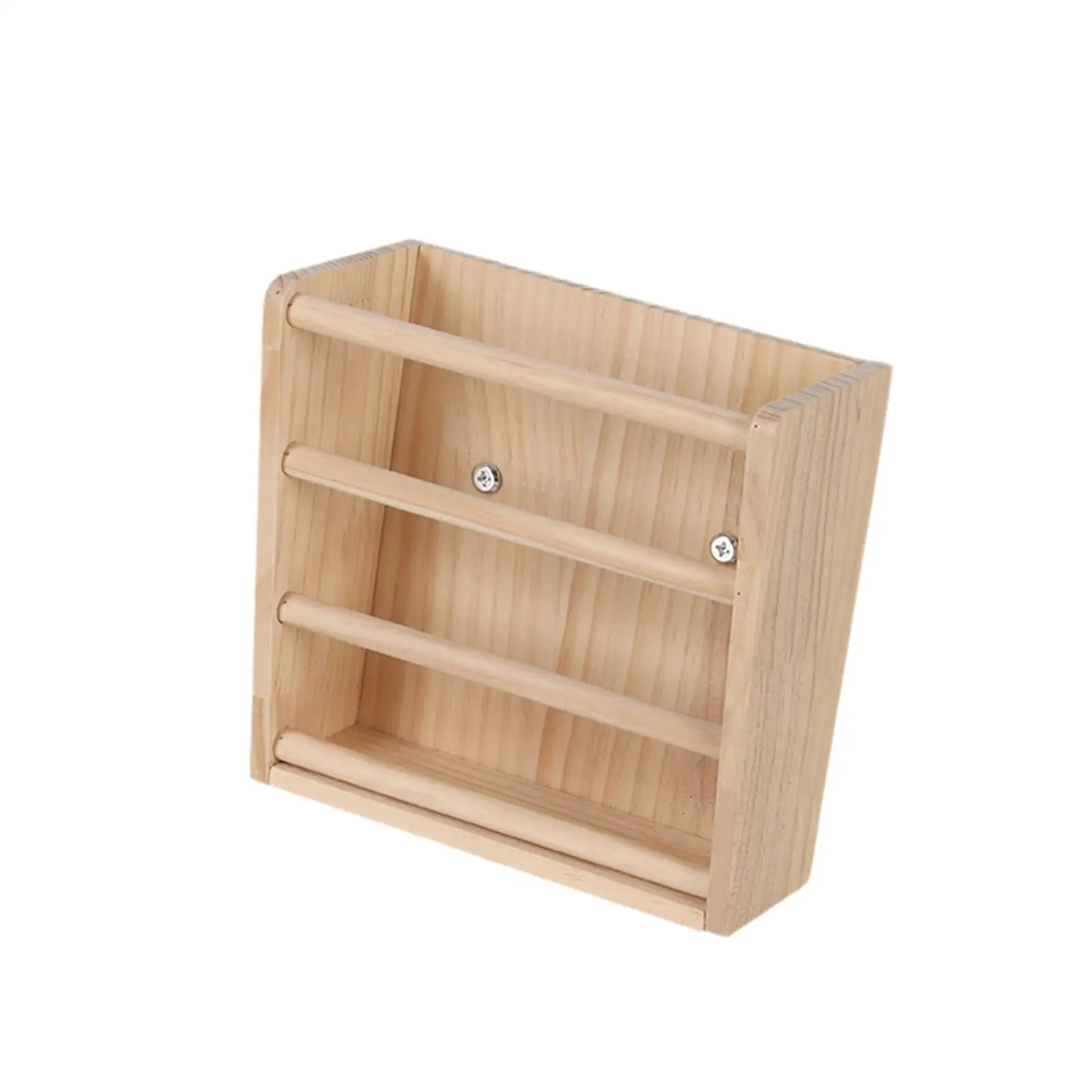 Wooden Rabbit Hay Feeder Standing Bunny Manger Rack Multi Functional Grass Holder for Guinea Pig Hamster