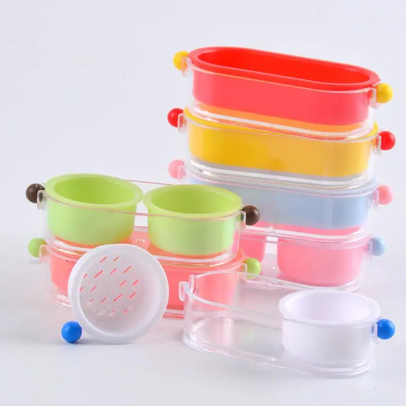 1/12 Scale 5Pcs Dollhouse Simulation Storage Basket Model Lifelike Tiny Decor for Miniature Home Scene Layout Craft Lovers Gifts