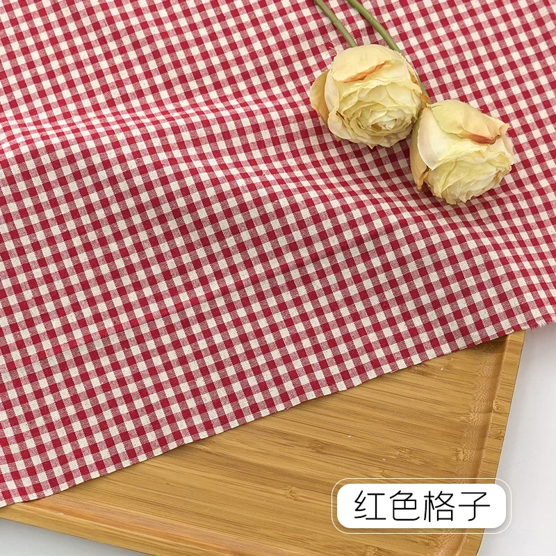 100% Cotton Plaid Fabric for DIY Projects