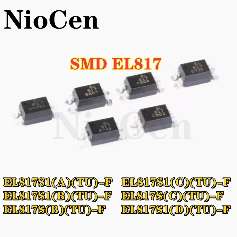 

（10PCS） EL817S1A EL817S1B EL817S1C EL817S1D genuine SMD optocoupler EL817S1 (A) (B) (C) (D) (TU) - F SMD compatible with PC817