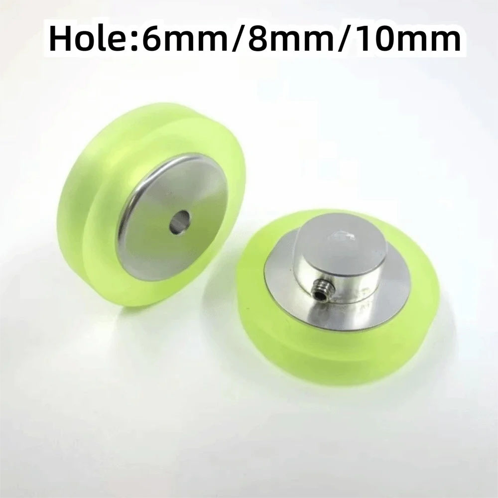 6/8/10mm Hole Diameter Encoder Meter Wheel 200mm Diameter Synchronous Counting Rotary Encoder Wheel Silicon Rubber
