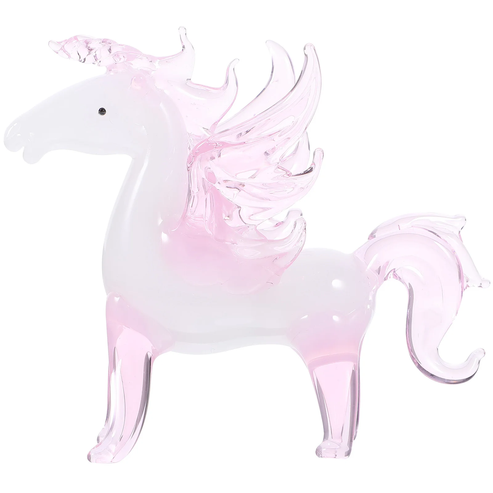 

Decorative Crystal Horse Shaped Adornment Modern Handicraft Living Room Office Table Centerpiece Unique Gift Idea