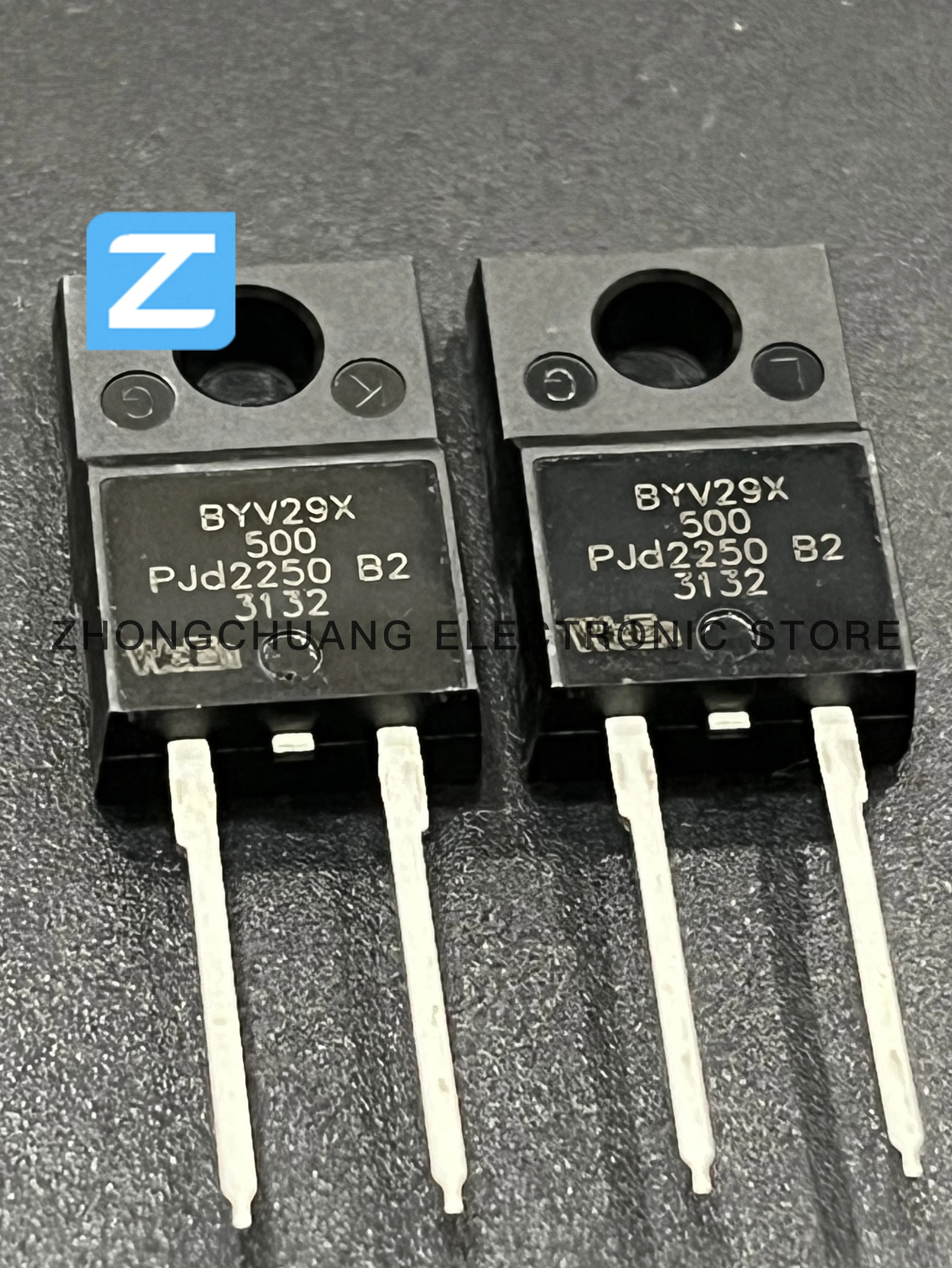 1-10PCS BYV29X-500 BYV29X500 TO-220FPAC 500V 9A Ultrafast power diode new original