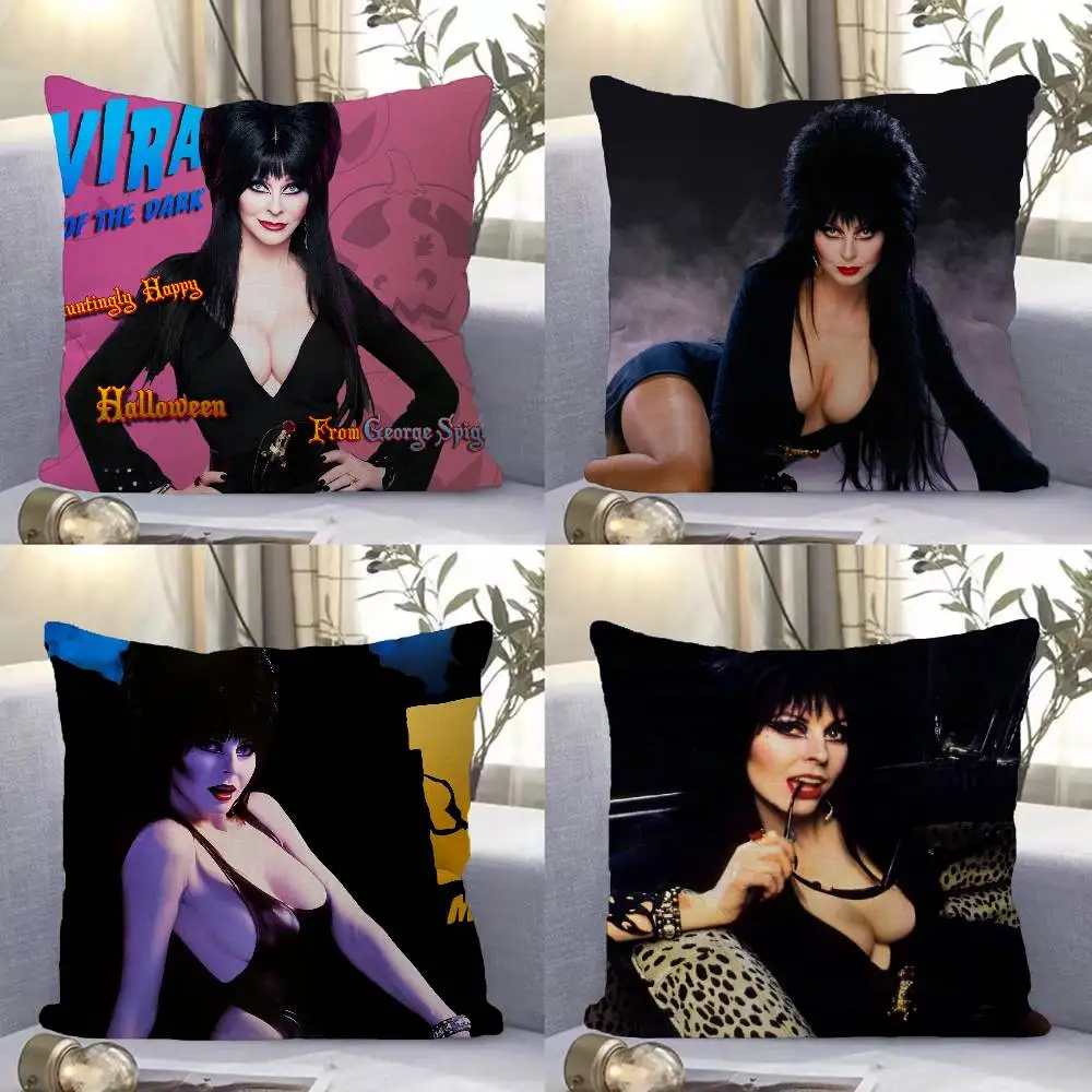 Movie E-Elvira M-Mistress Of The Darks Cushion Cover Pillowc