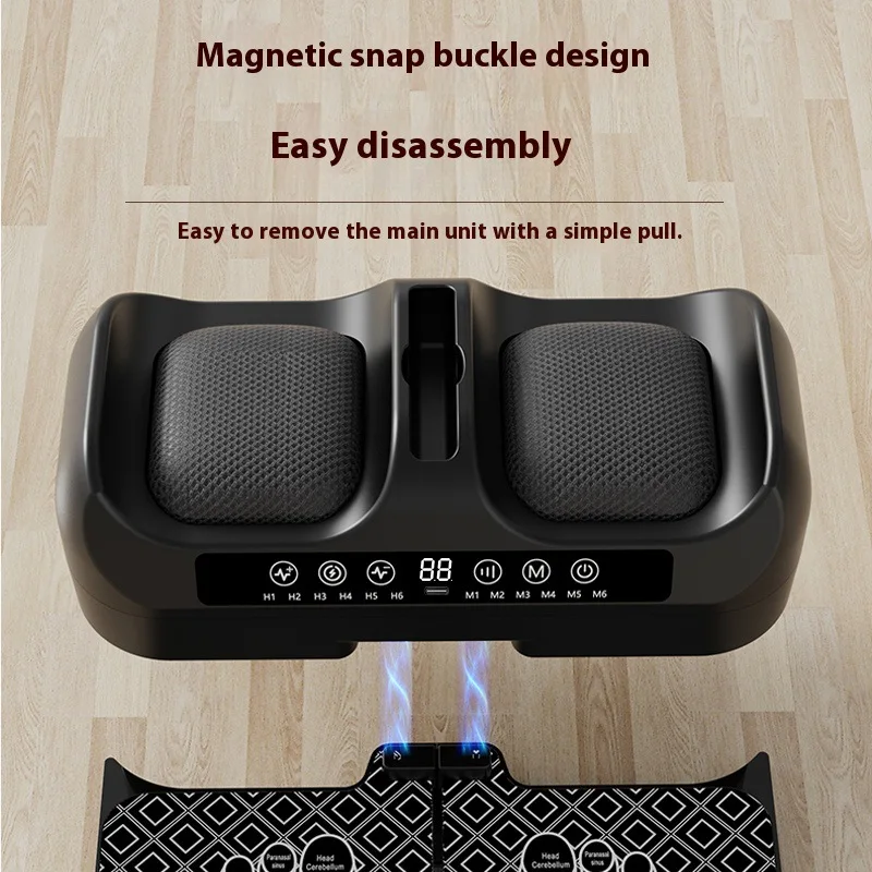 New  Red Light Hot Compress Foot Massager Pulse Massager EMS Leg MassagePad