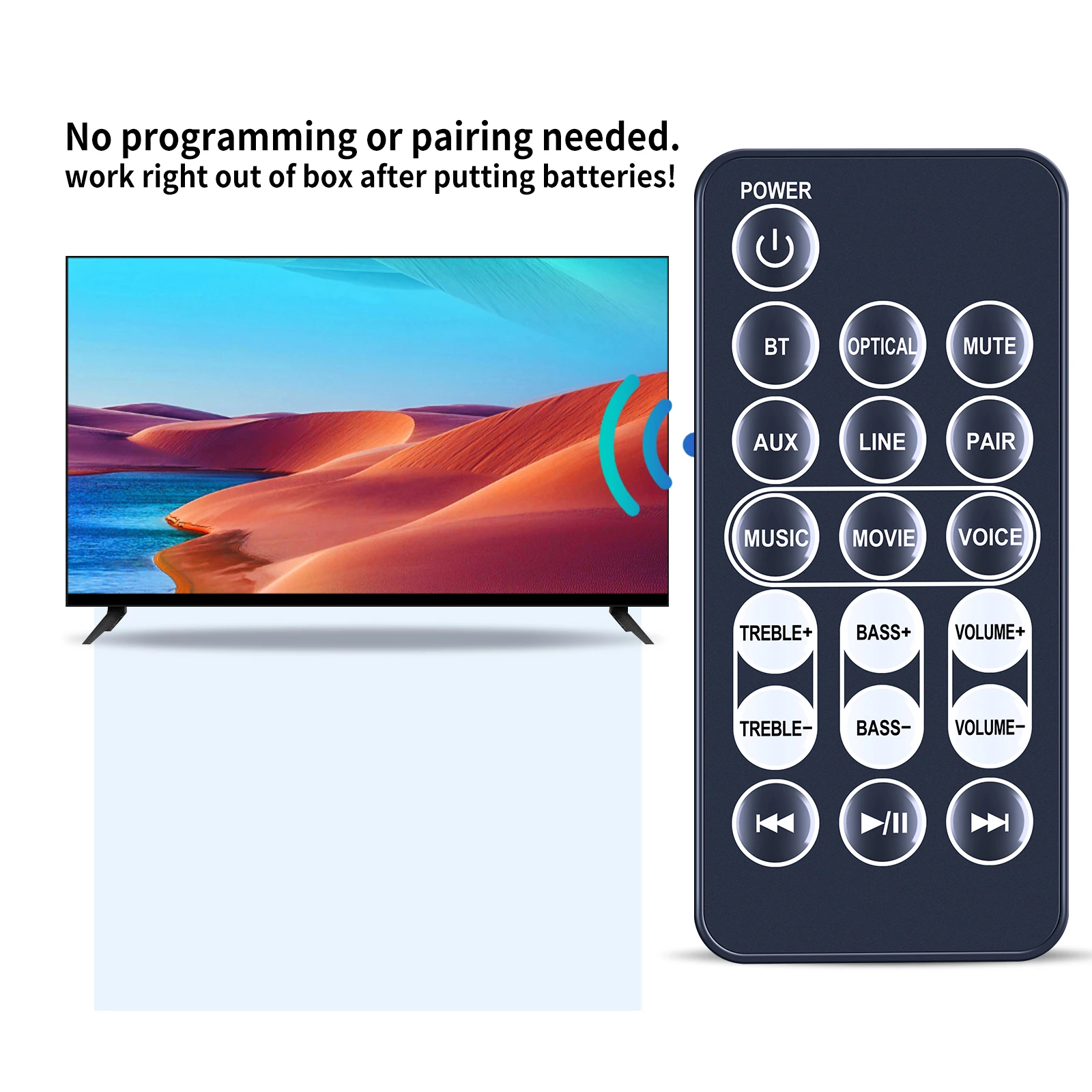 تعمل التحكم عن بعد لنظام مكبرات الصوت Seiki SSB-1400 SSB1400 Bluetooth