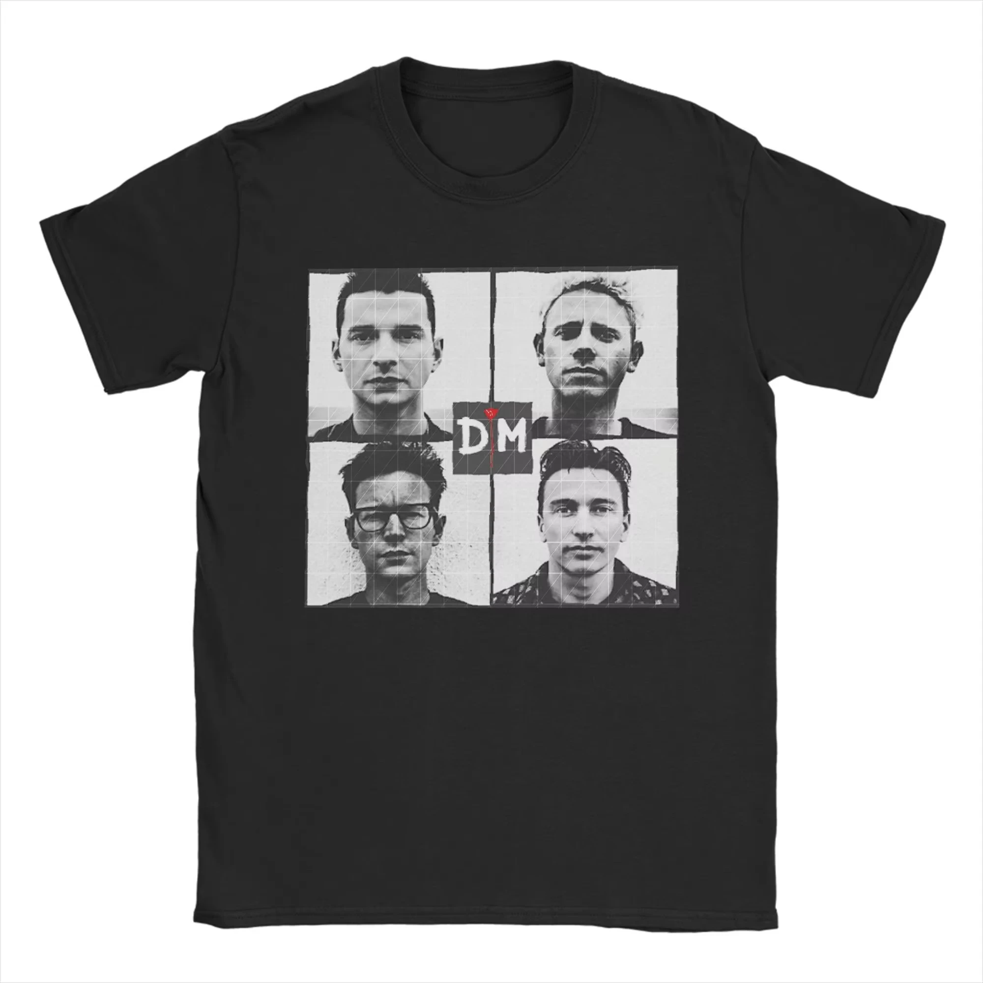 تي شيرت رجالي باند Depeche Cool Mode 101 تي شيرت قطني مضحك بأكمام قصيرة تي شيرت بياقة مستديرة ملابس فكرة هدية