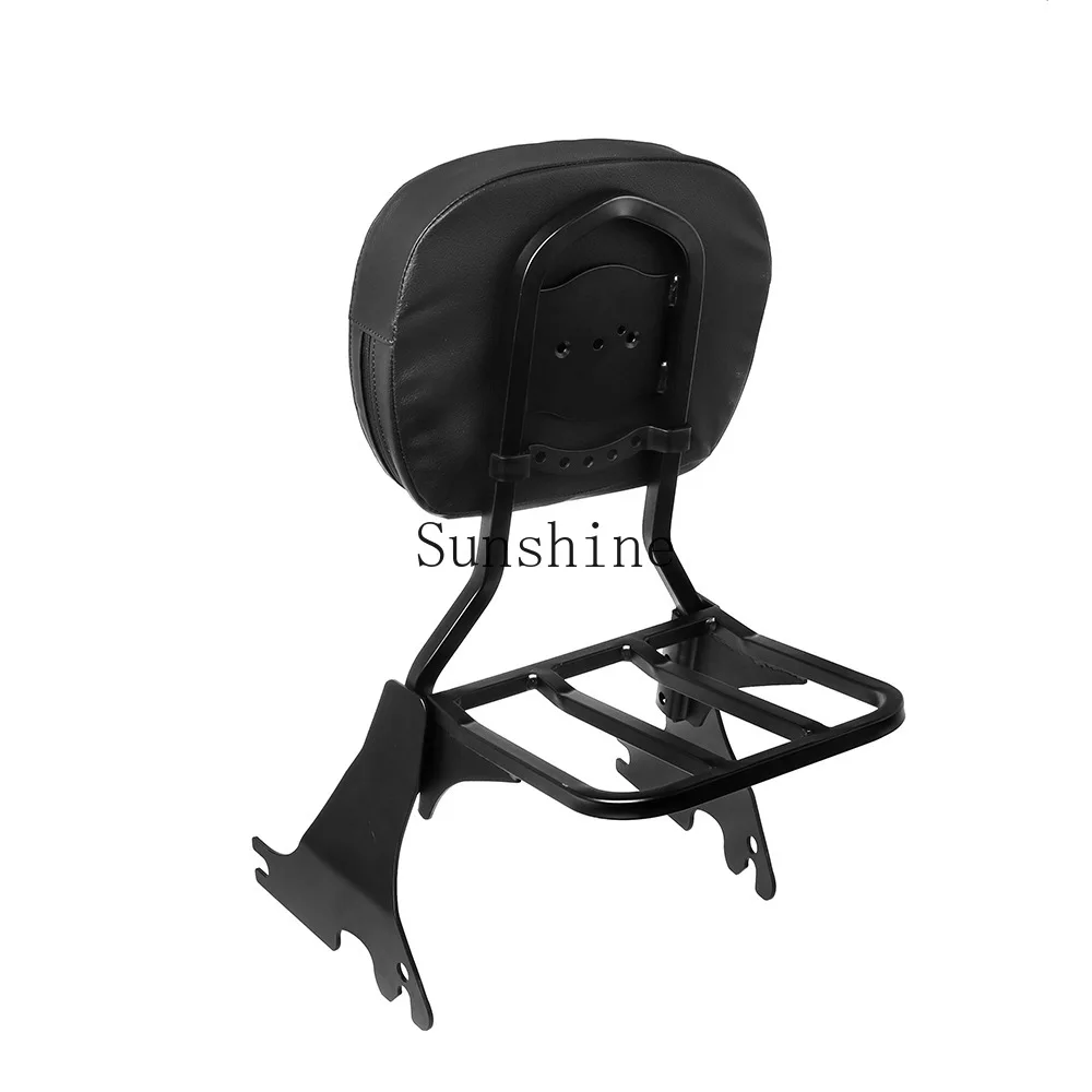 Motorcycle rear armrest back rack for Sportster xl883 04-21 black