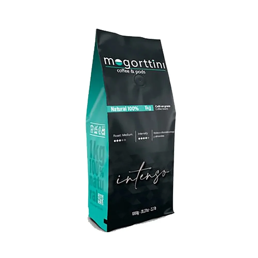 Mogorttini espresso Intenso, café para bares en bolsa de un kilo. 8436583660010 Raíz Inicio Café en Grano MOG001