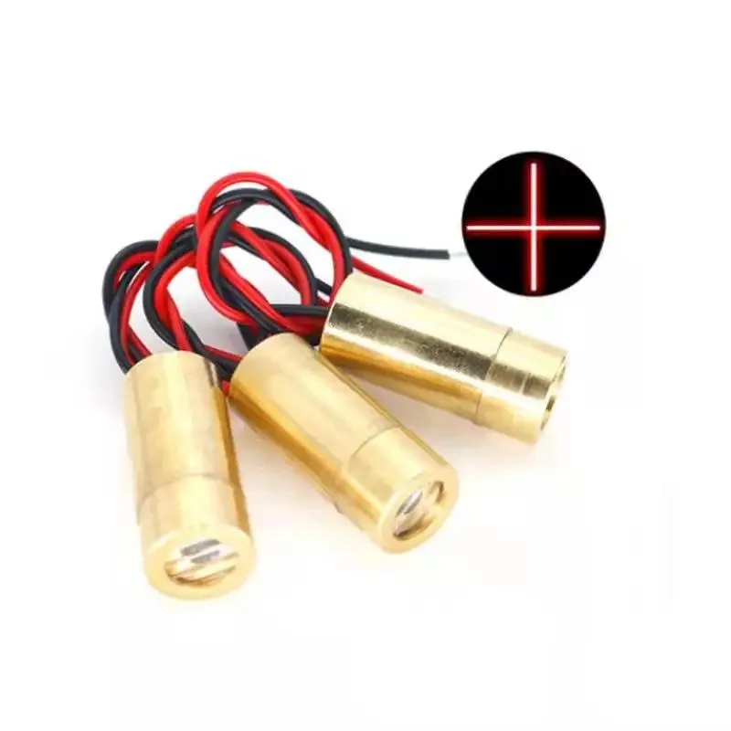 Adjustable‑Voltage 3V 4.5V 5V 12V 5mW Red Infrared Laser Diode Module Line Marking Pointer Tool 5‑Pack
