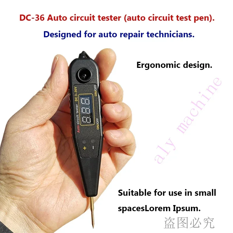 TANTESTO 36V DC-36 Automotive Circuit Tester for Detecting Fault Voltage Fuel Injection Ignition Hall Magnetolectric Signal Test