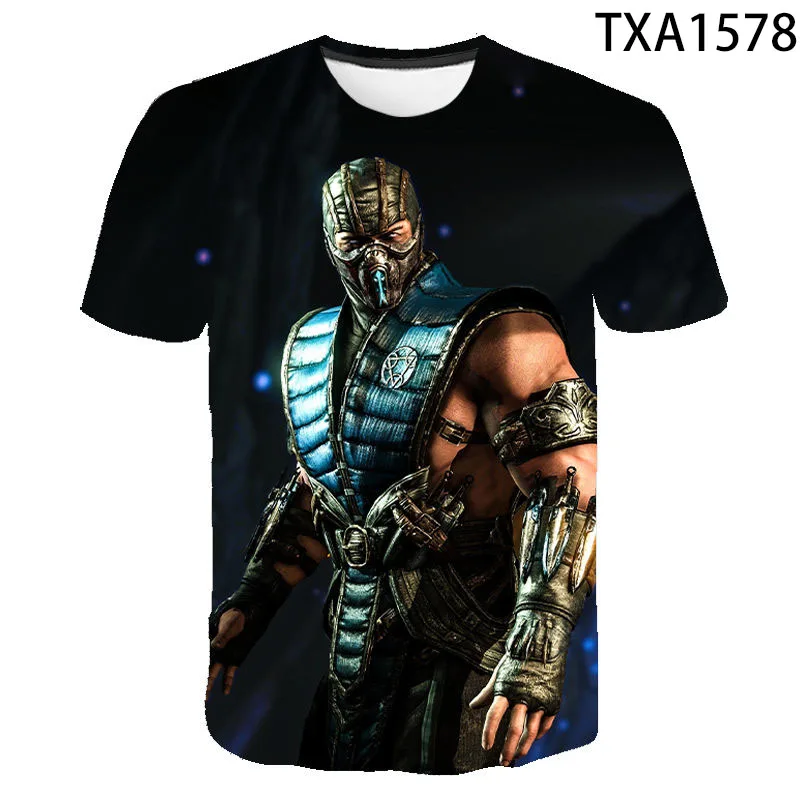 New Monie Mortal Kombat Men Women Children 3D Printed T-shirts Casual Boy Girl Kids Summer Fashion Streetwear Cool Tops Tee