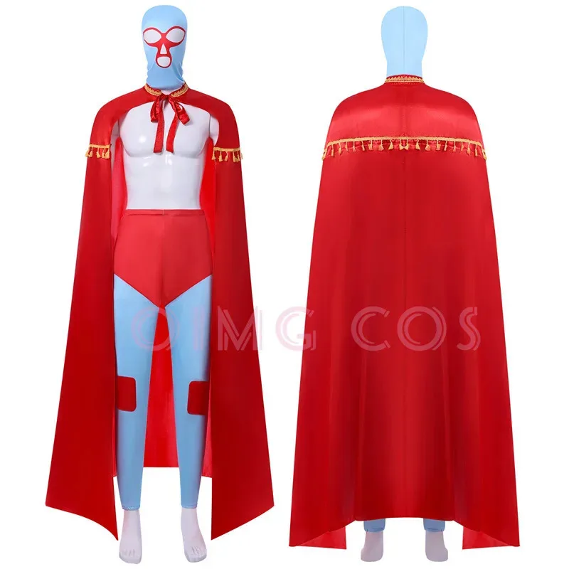 DY2025Nacho Libre Luchalibre Costume Cosplay Carnevale per adulti Uniforme Anime Costumi per feste di Halloween Gioco per donne in maschera