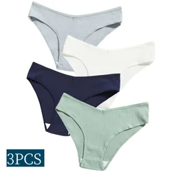 3PCS/Set Cotton Panties Female Underpants Sexy Panties For Women Seamless Underwear Girls Panty Lingerie Breathable Briefs M-2XL