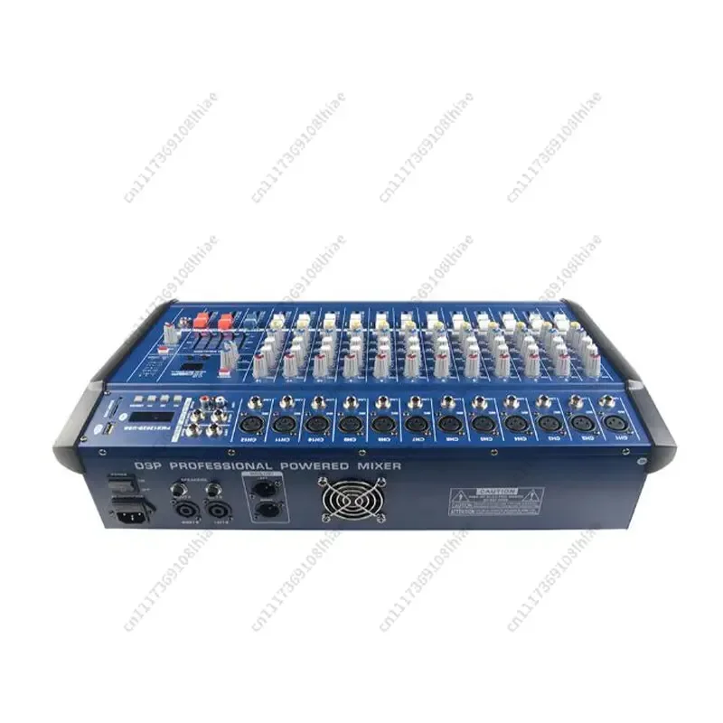 PMX1202D-USB 12-Channel Audio Mixer with Power Amplifier Built-in 16 DSP Reverb Presets