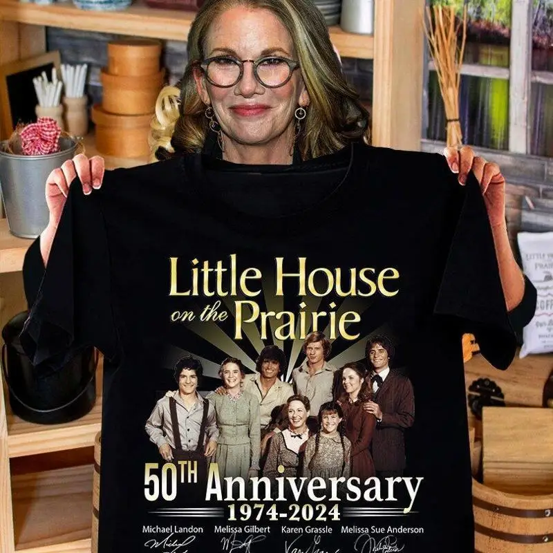 

Little House On The Prairie 50Th Anniversary 1974 2024 Signatures T Shirt