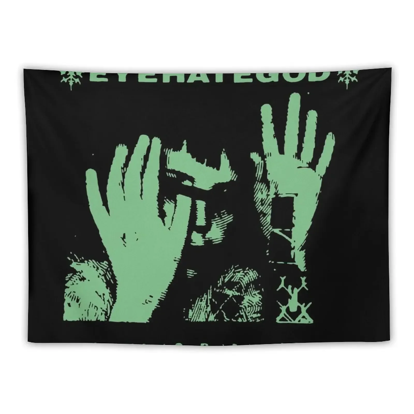 EYEHATEGOD Anemic Robotic Tapestry Room Decoration Aesthetic Wall Decorations Living Room Decoration Tapestry