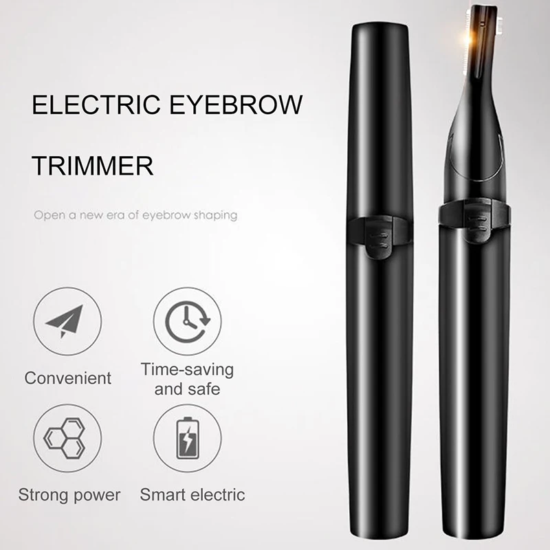 Waterproof electric ear face eyebrow hair removal USB rechargeable painless hair removal nose eyebrow trimmer