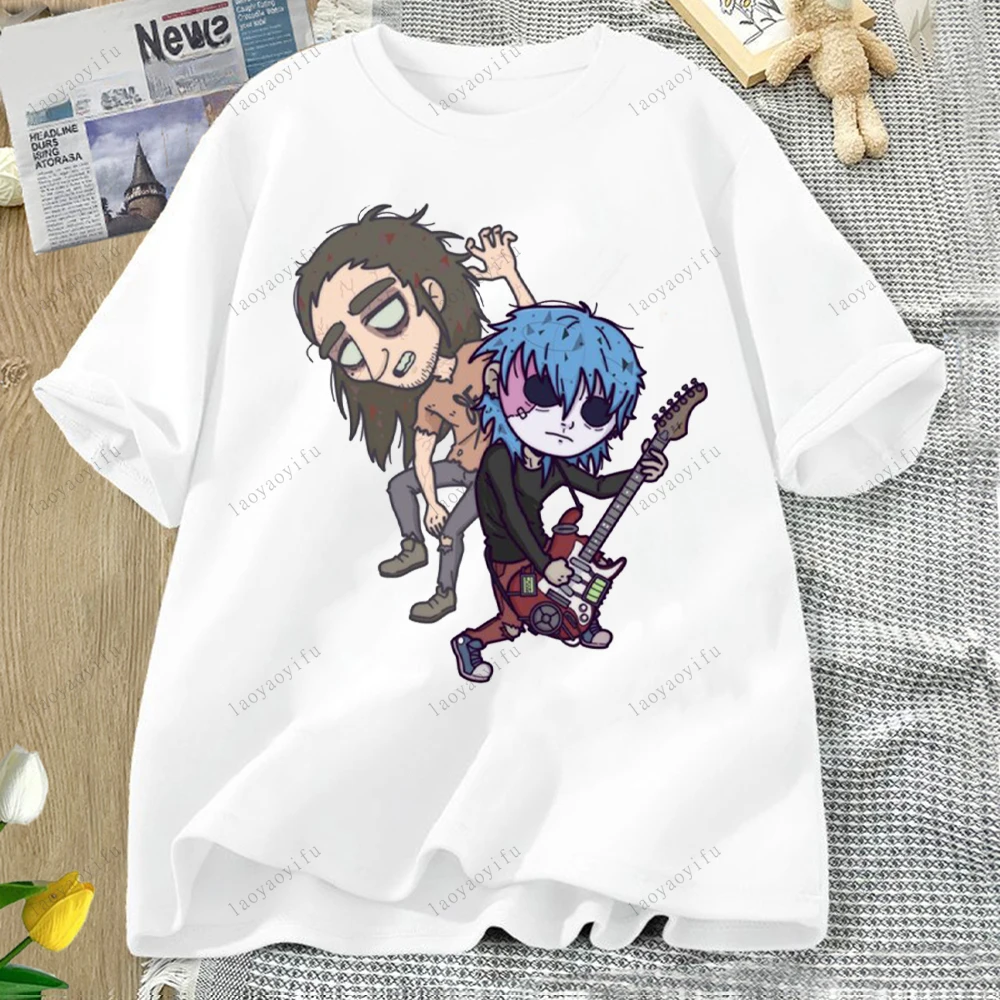 Game Sally Face Mask TShirt Unique Gothic Style Short-sleev Tee Women Men Loose Camisetas Fashion Hip-hop Streetwear