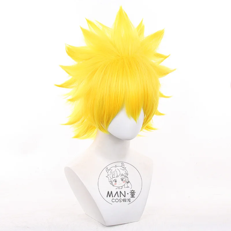 Mignon Mignon Uzumaki شعر مستعار تأثيري جذور مضغوطة شائكة الشعر القصير الأسهم هدية الهالوين #4