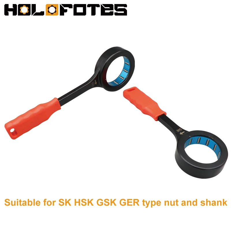 SK Wrench GSK GER Nut Tool Holder Shank SK06 SK10 SK13 SK16 SK20 GER Spanner Rubber Handle Wrench SK25